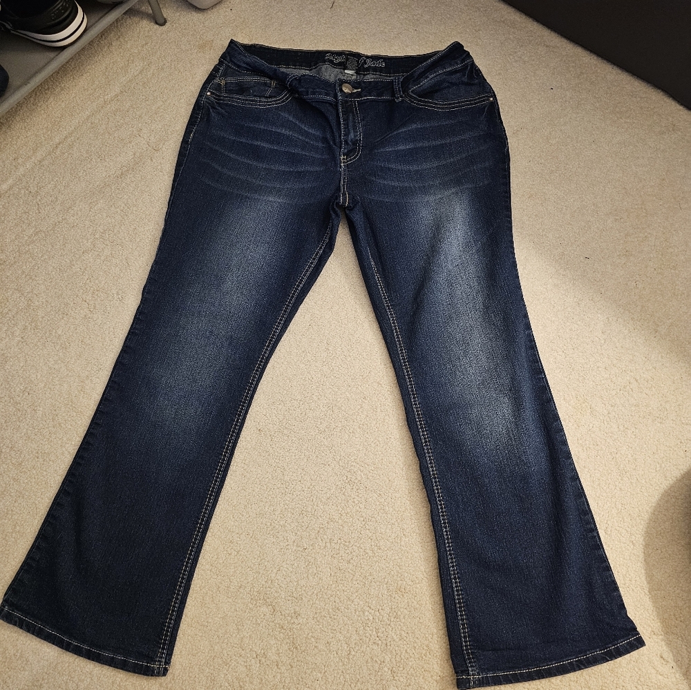 Myth of jade bootcut jeans